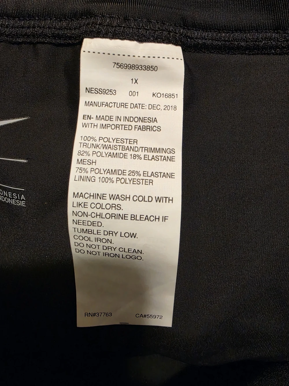 Nike Black Activewear